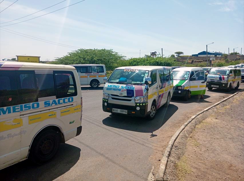 Mini buses belonging to MEISO SACCO [Photo Courtesy]